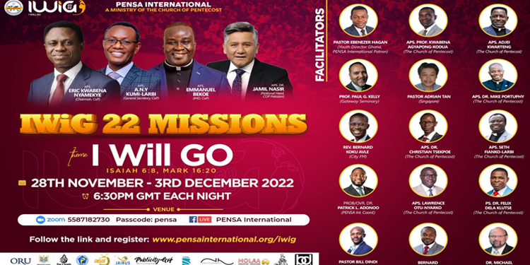 PENSA International Trains Leaders For ‘I Will Go (IWiG)’ 2022 Missions